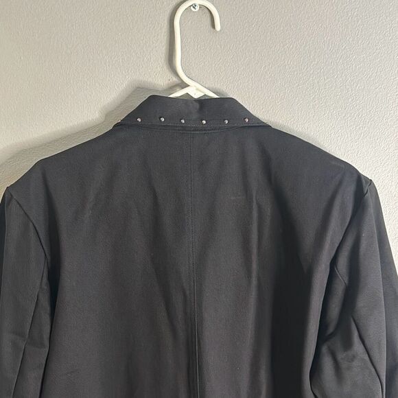 Jen Jen by Darian Vtg black and gold jacket retro unique blazer style Jean hacke - Picture 7 of 10